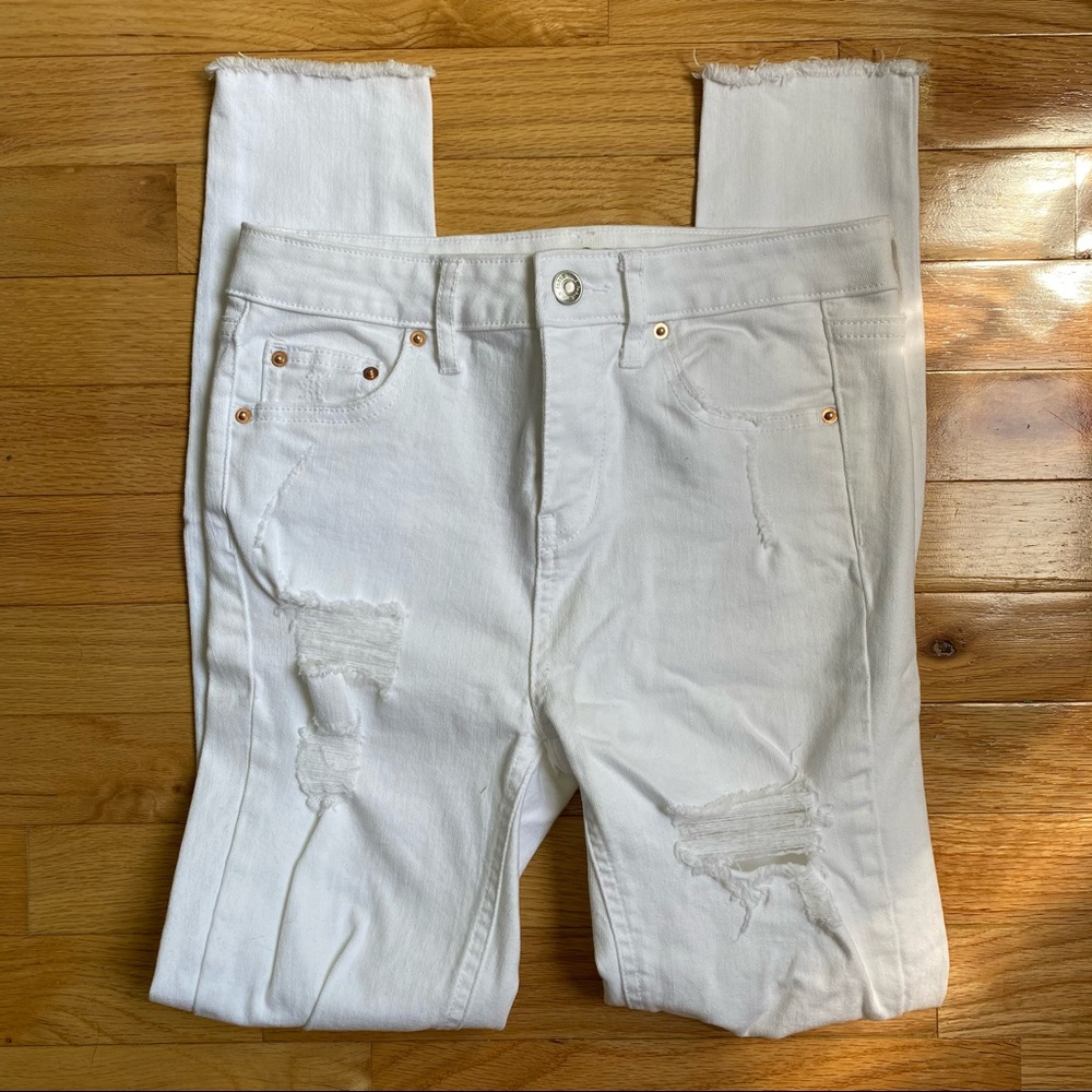 Wild Fable White High Rise Skinny Jeans